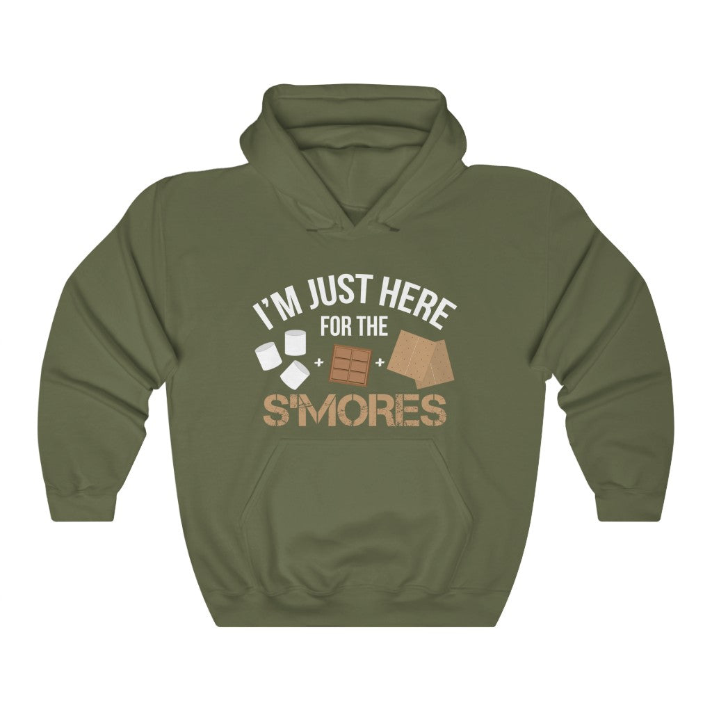 Smores Campfire Funny Camping Shirt | S'Mores Camping Gift | Unisex Hooded Sweatshirt