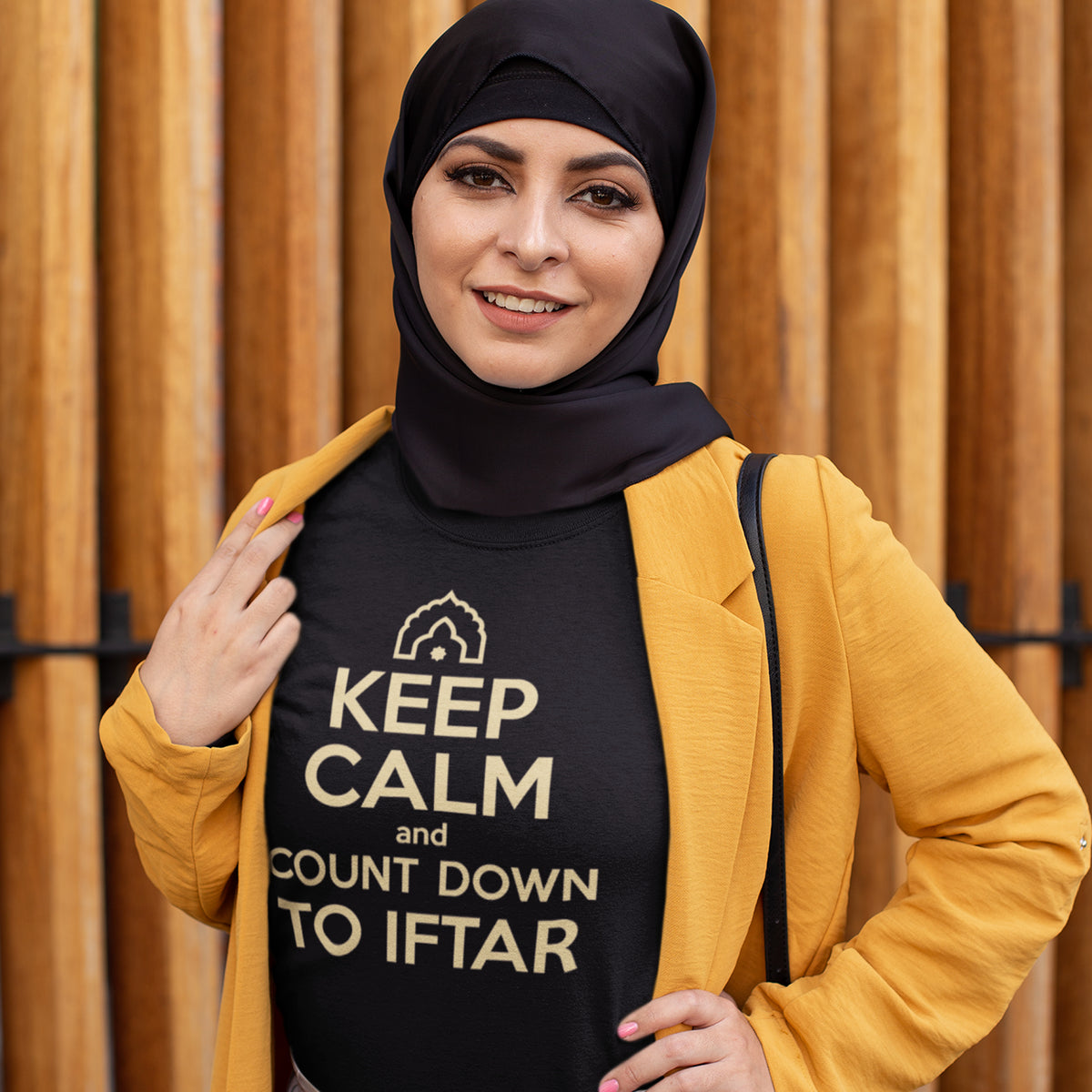 Keep Calm Iftar Muslim Gift Ramadan Shirt | Countdown to Iftar Gift | Unisex Jersey Long Sleeve Tee