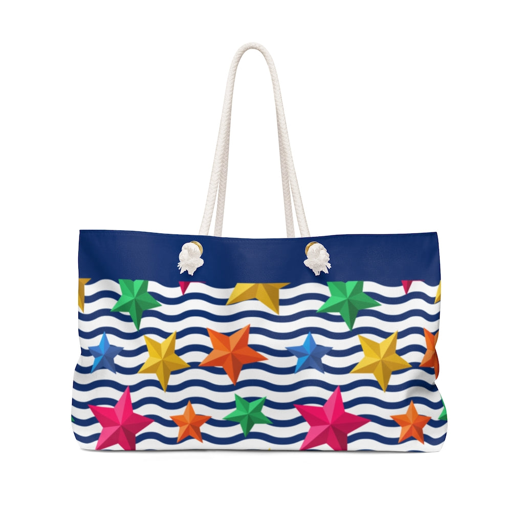 Beach Waves Oversized Weekender Bag | Summer Aesthetic Gift | Beach Life Tote Bag
