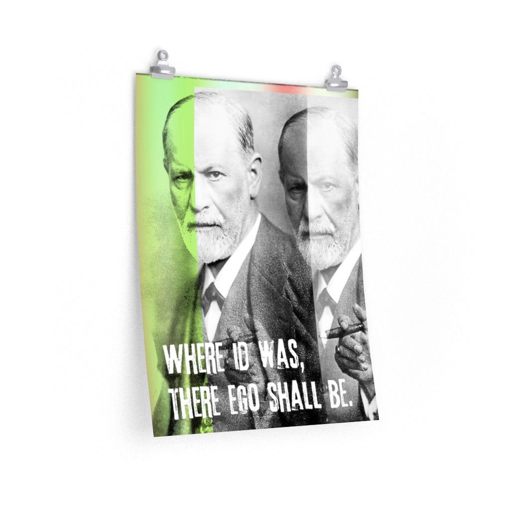 Sigmund Freud Pop Art Poster Art Print | School Psychology Gift