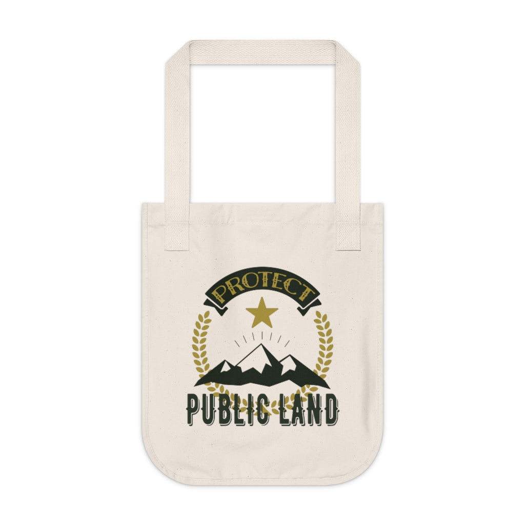 Protect Public Land National Parks Shirt | Camping Gift | Organic Canvas Tote Bag