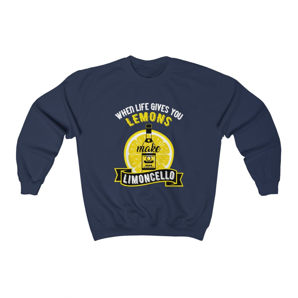 Italian Limoncello Funny Drink Shirt | Italy Travel Lover Gift | Unisex Crewneck Sweatshirt