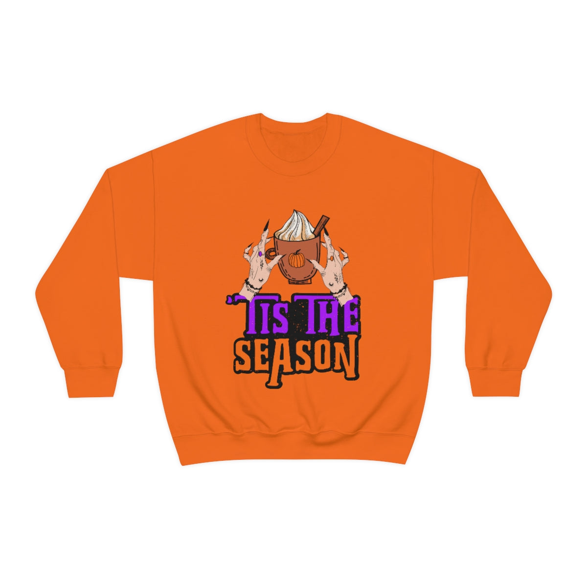 Tis the Season Pumpkin Spice Witch Shirt | Halloween Shirt | Coffee Shirt | Unisex Crewneck Sweatshirt