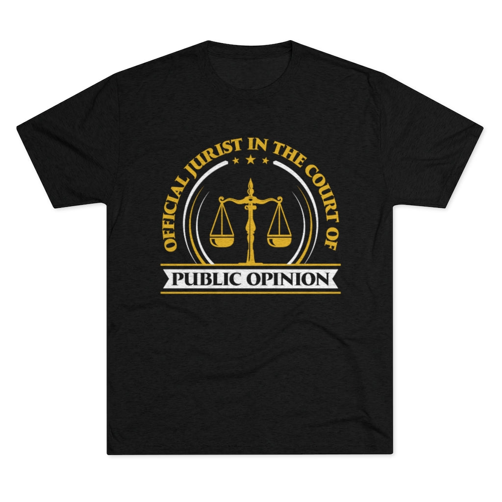 Court of Public Opinion Funny Lawyer Gift | Legal Lawyer Shirt | Men's  Tri-blend T-shirt