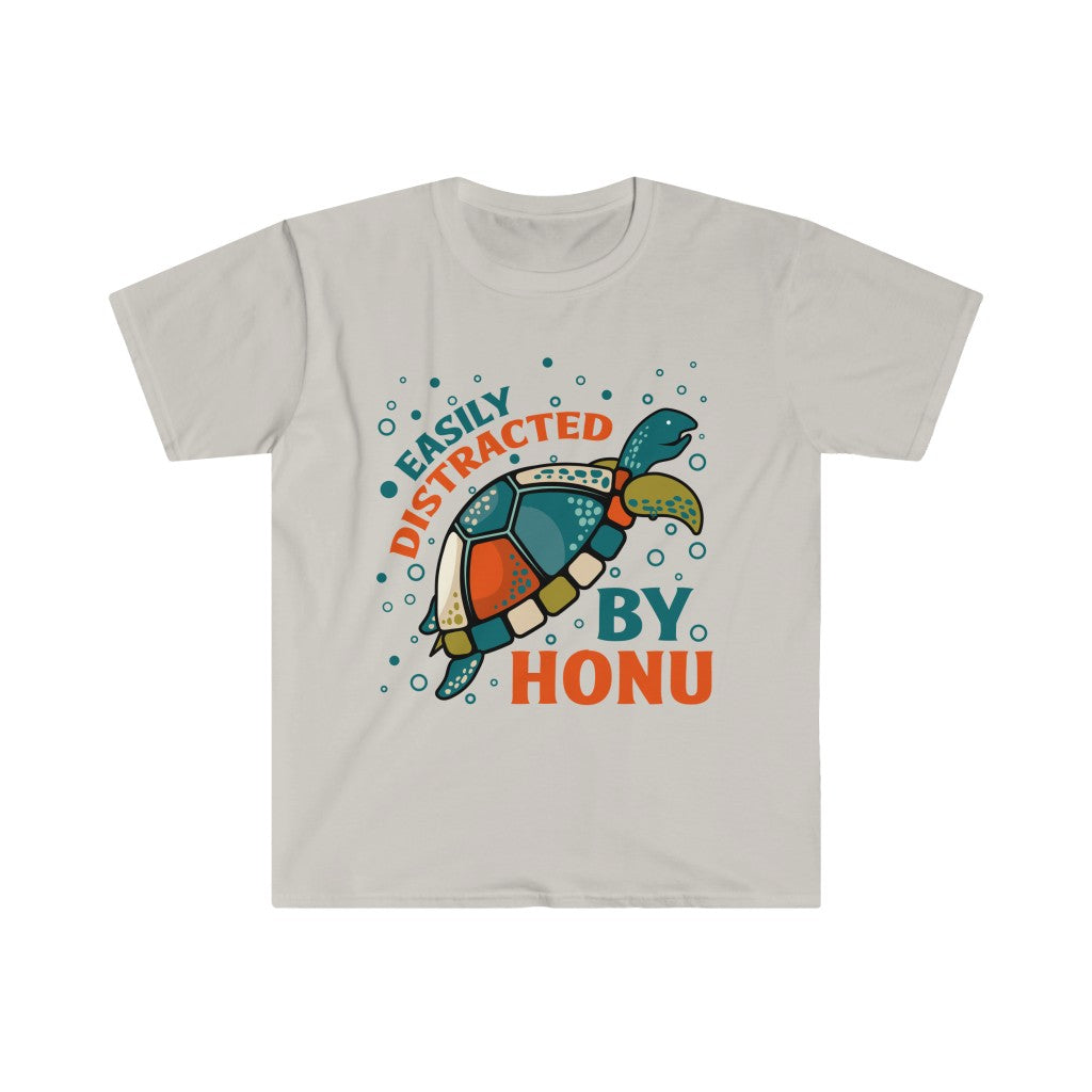 Distracted By Sea Turtles Beach Bum Shirt | Hawaiian Shirt | Unisex Soft Style T-Shirt