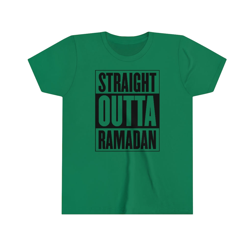 Straight OUtta Ramadan Shirt | Muslim Gift | Youth Jersey T-shirt