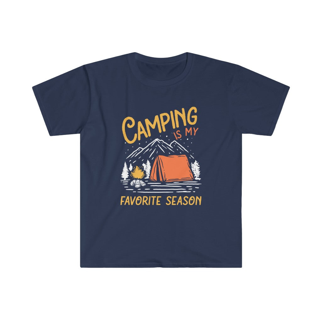 Camping Season Outdoor Adventure Shirt | Camping Gift | Unisex Soft Style T-Shirt