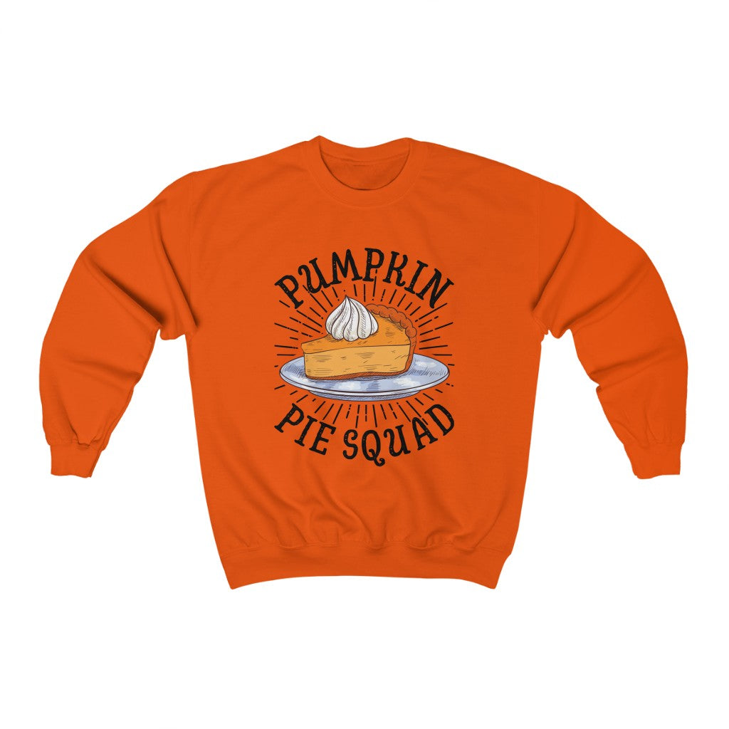 Pumpkin Pie Squad Goals Fall Shirt | Thanksgiving Holiday | Unisex Crewneck Sweatshirt