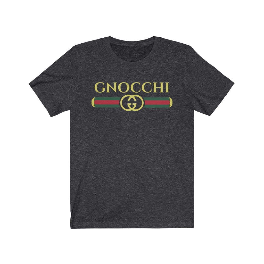 Gnocchi Pasta Funny Italian Shirt | Italy World Travel Gift | Bella Canvas Unisex Jersey T-shirt