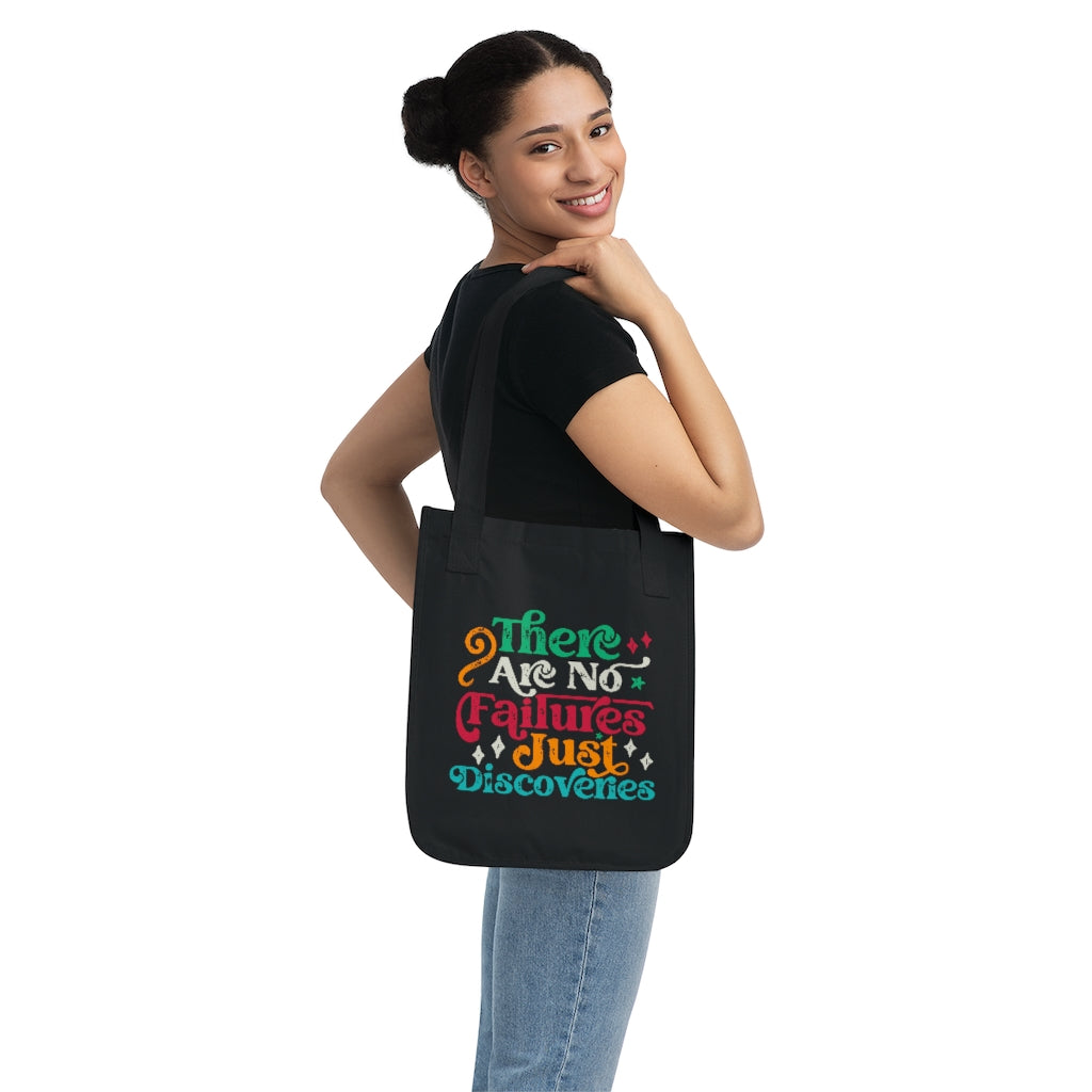 Discoveries Inspirational Entrepreneur Shirt | Entrepreneur Gift | Organic Canvas Tote Bag