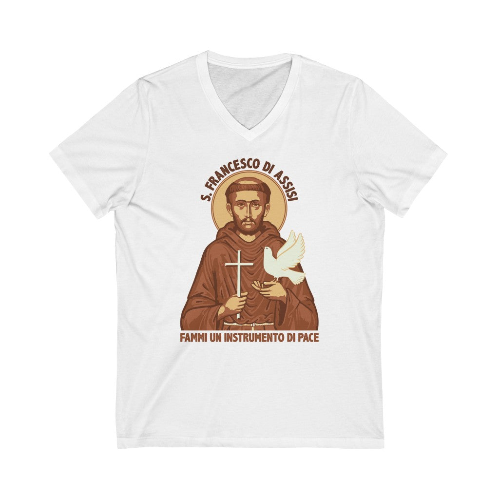 Saint Francis Of Assisi Prayer T-Shirt Saint Francis Of Assisi Prayer T-Shirt