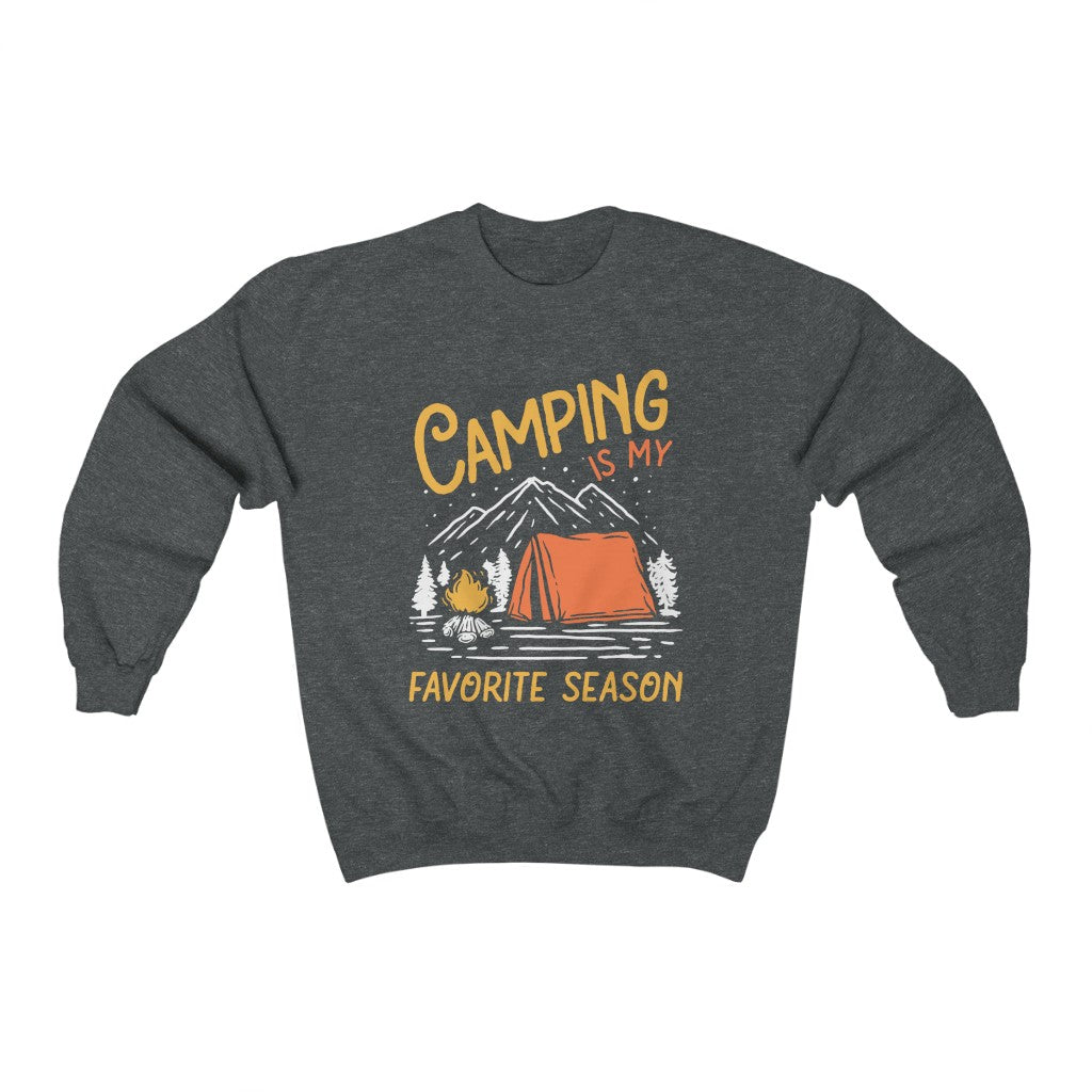 Camping Season Outdoor Adventure Shirt | Camping Gift | Unisex Crewneck Sweatshirt