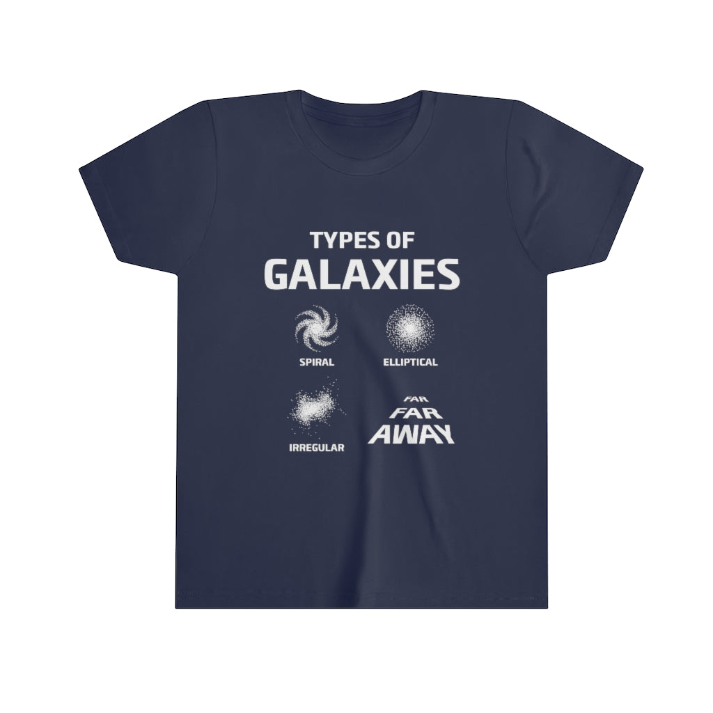 Galaxy Far Far Away Astronomy Teacher Shirt | Funny Nerd Gift | Youth Jersey T-shirt
