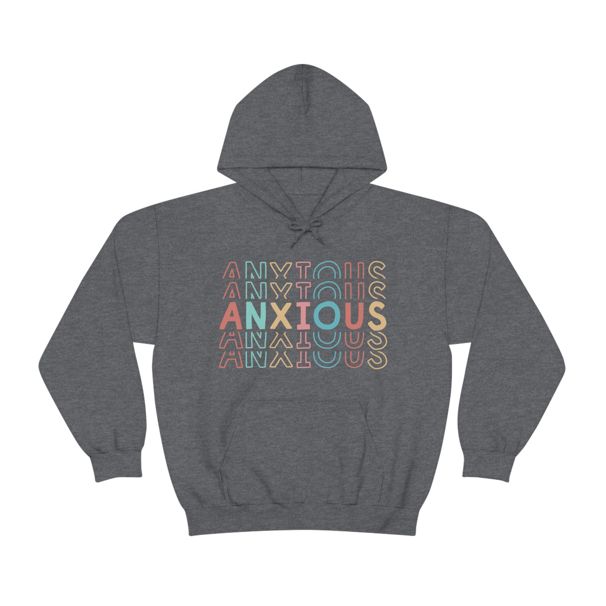 Anxiety Sweatshirt Hoodie | Mental Health Gift For Mom | Anxiety Shirt | Anxiety Gift For Her | Unisex Hooded Sweatshirt