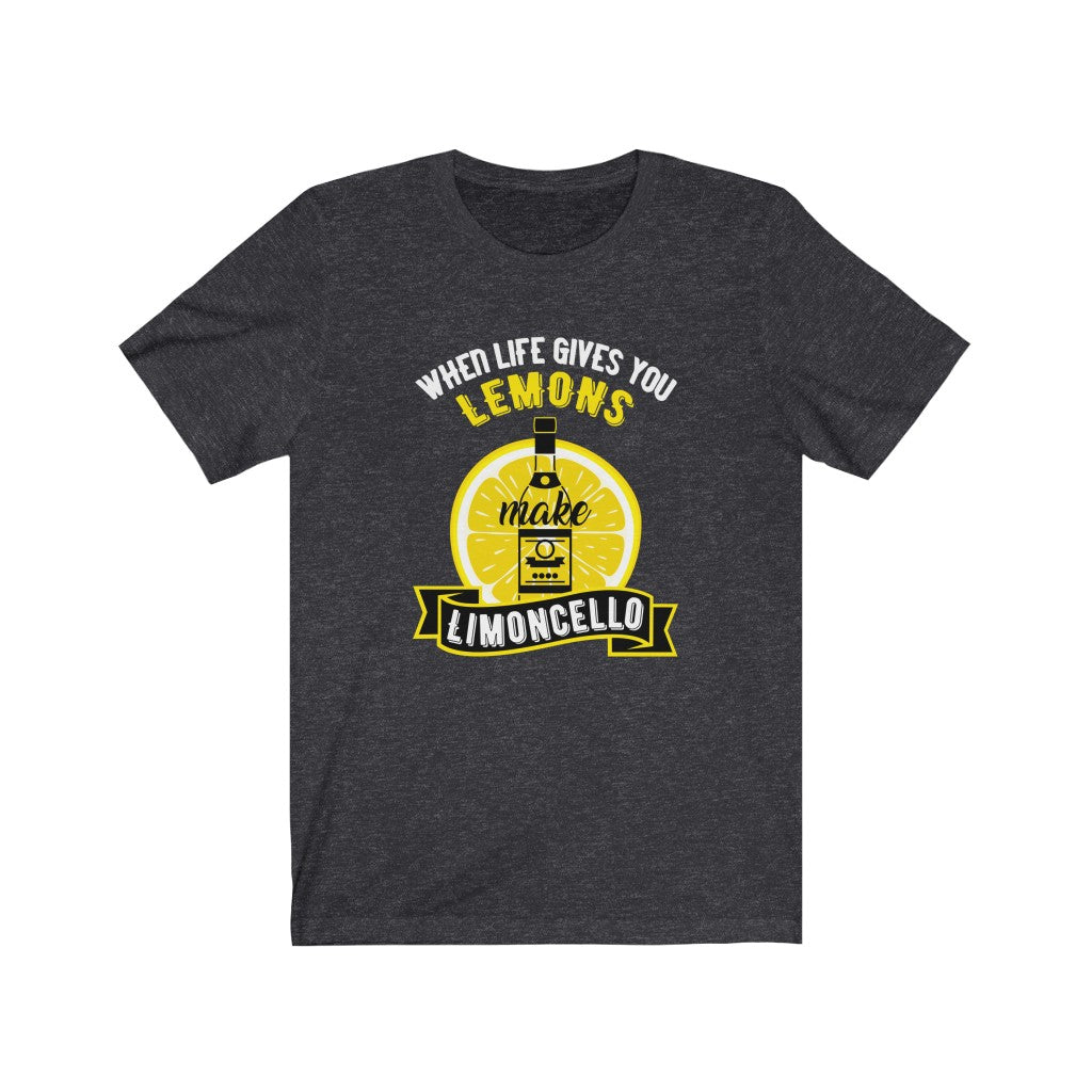 Italian Limoncello Funny Drink Shirt | Italy Travel Lover Gift | Bella Canvas Unisex Jersey T-shirt