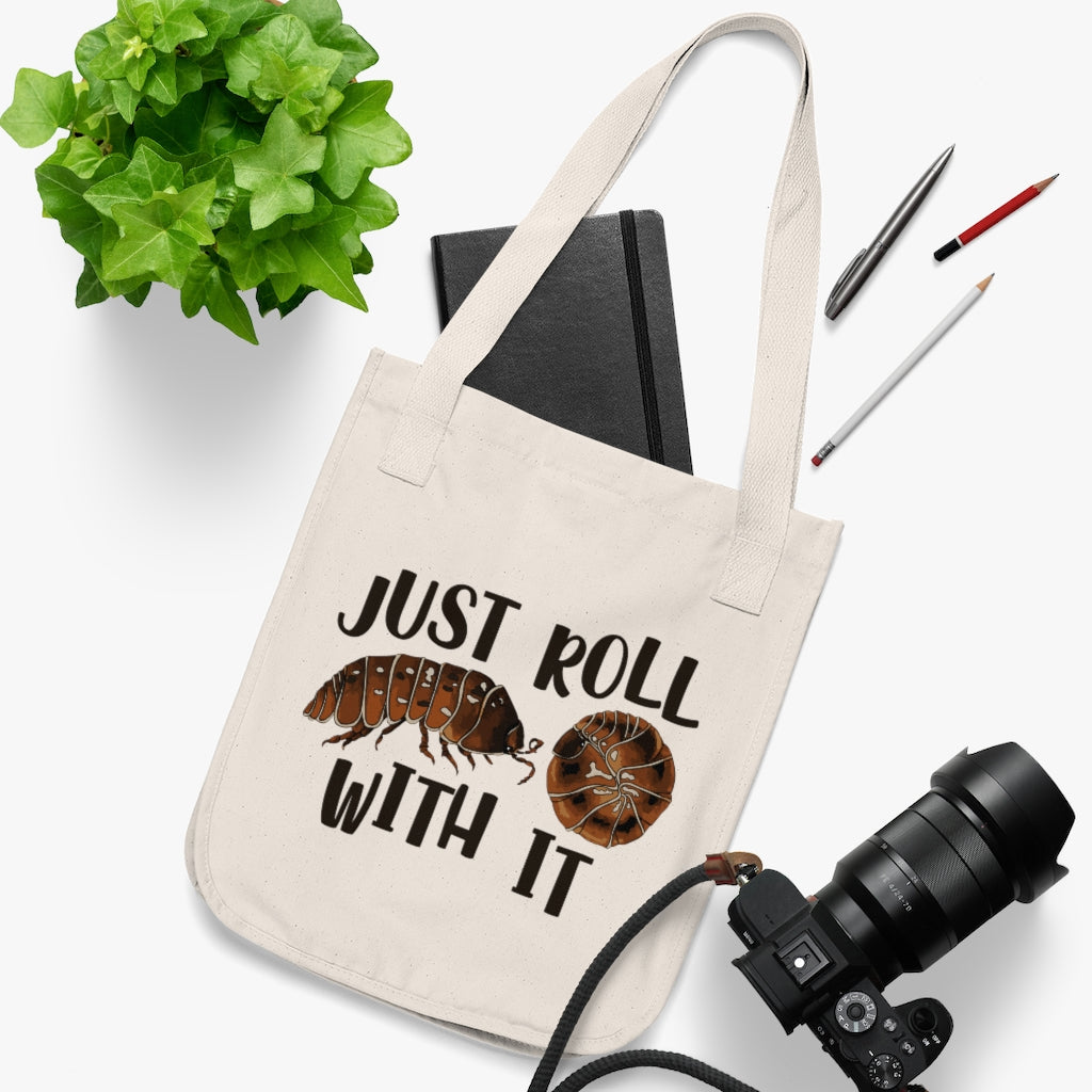 Just Roll With It Pill Bug Biology Tote 