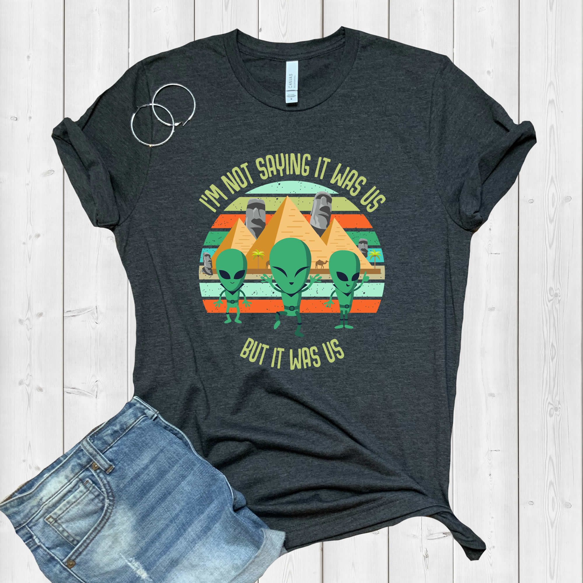 Funny alien shirts sales
