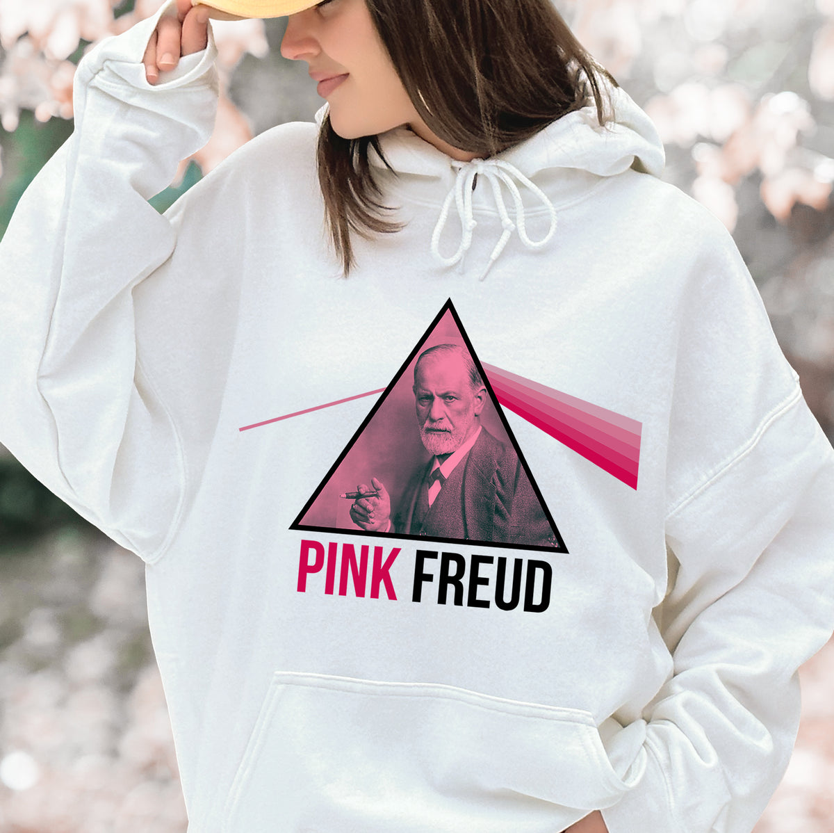 Pink Freud School Psychologist Counselor Shirt | Psychology Gift | Super Soft Tshirt | Unisex Hooded Sweatshirt