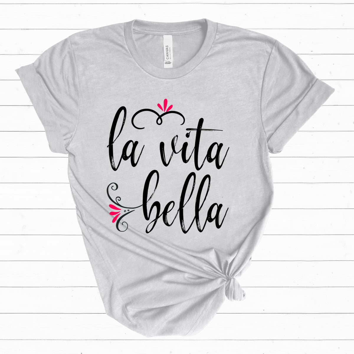 The Bella Vita Good Life World Travel Lover T-shirt | Italy Travel Gift | Unisex Jersey T-shirt