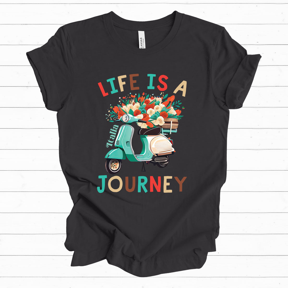 Life Is A Journey Italy Shirt | Italy Travel Gifts | Italy Vacation Shirt | Gift For Her | Unisex Jersey T-shirt