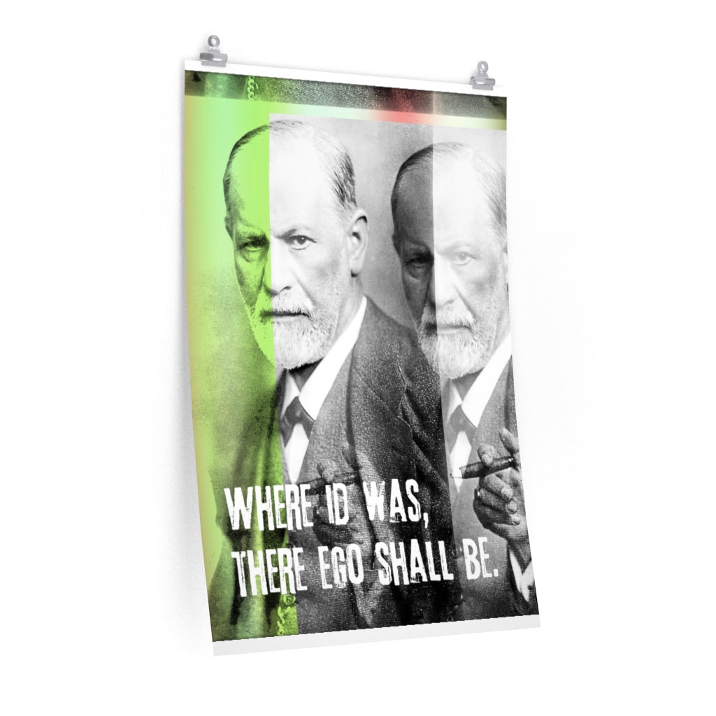 Sigmund Freud Pop Art Poster Art Print