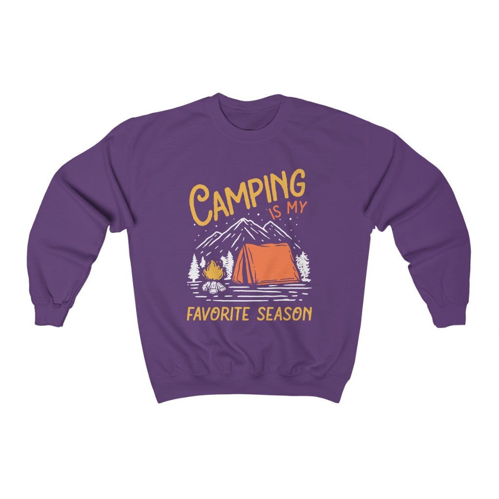 Camping Season Outdoor Adventure Shirt | Camping Gift | Unisex Crewneck Sweatshirt