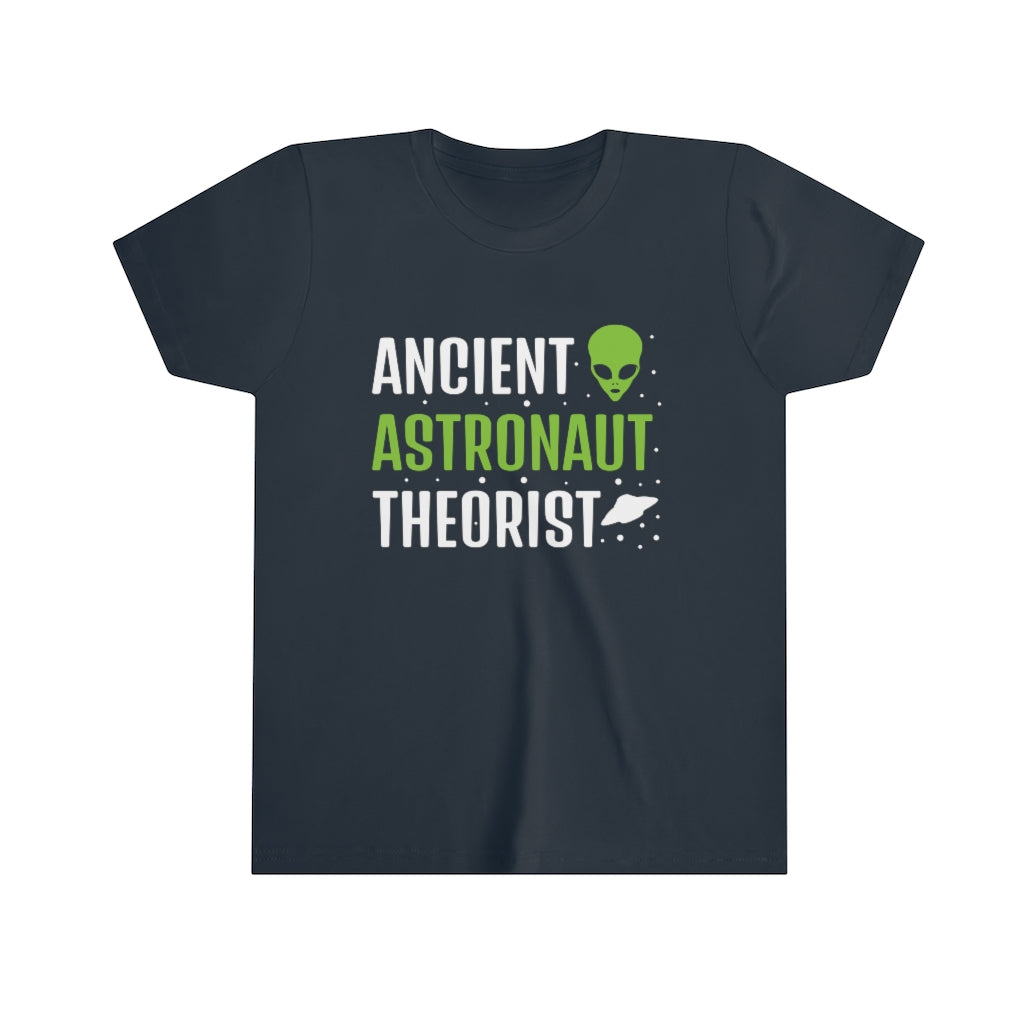 Ancient Astronaut Theorist Alien UFO Shirt | Funny Alien Gift | Youth Jersey T-shirt