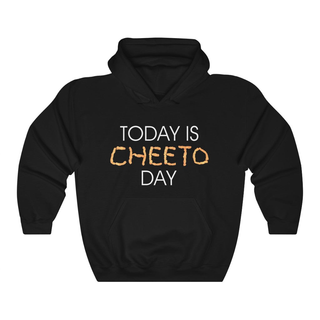 Cheeto Cheat Day Funny Workout T-shirts | Foodie Game Day Gifts | Unisex Hooded Sweatshirt