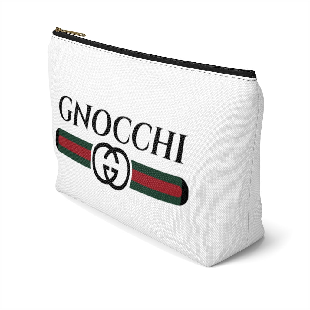Gnocchi Gucci Spoof Makeup Cosmetic Bag, Italy Travel Gifts
