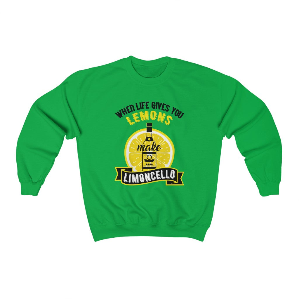 Italian Limoncello Funny Drink Shirt | Italy Travel Lover Gift | Unisex Crewneck Sweatshirt