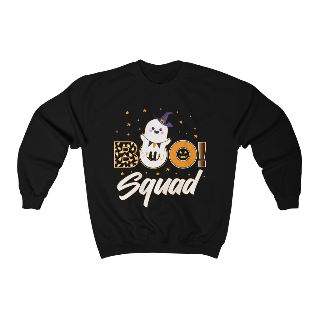 Boo Squad Halloween Ghost Shirt | Unisex Crewneck Sweatshirt