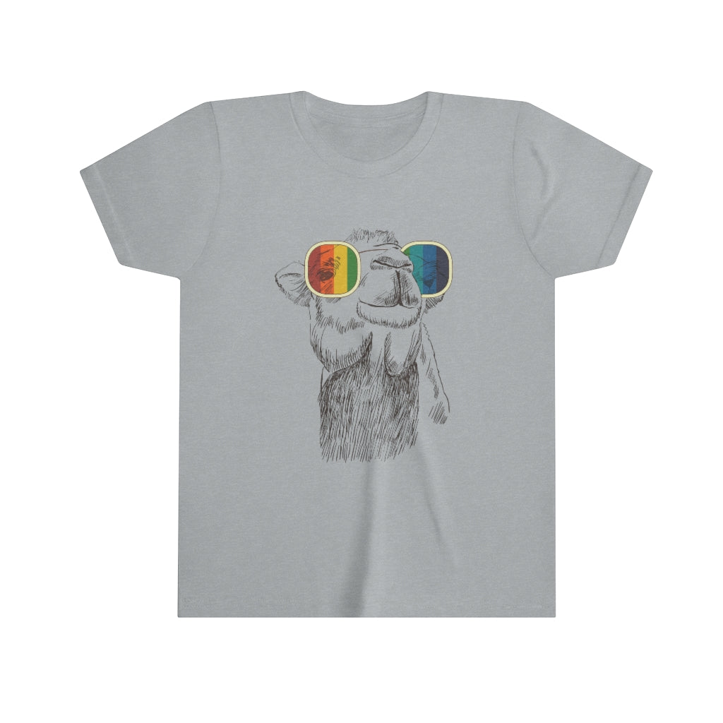 Camel Retro Rainbow Aesthetic Shirt | Joe Cool Gifts | Joe Cool Gifts | Youth Jersey T-shirt