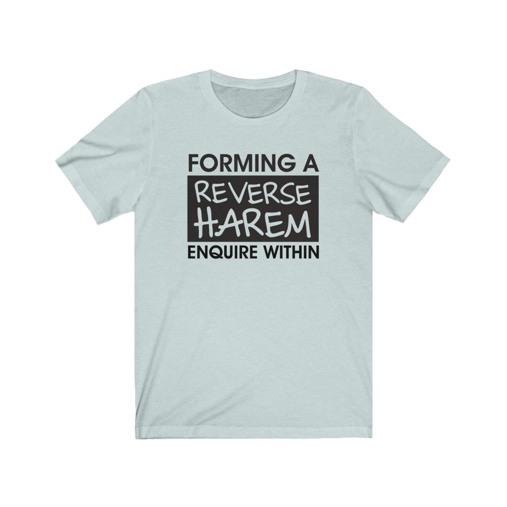 Forming a Reverse Harem Book Lover Shirt | Bookish Library Gifts | Unisex Jersey T-shirt