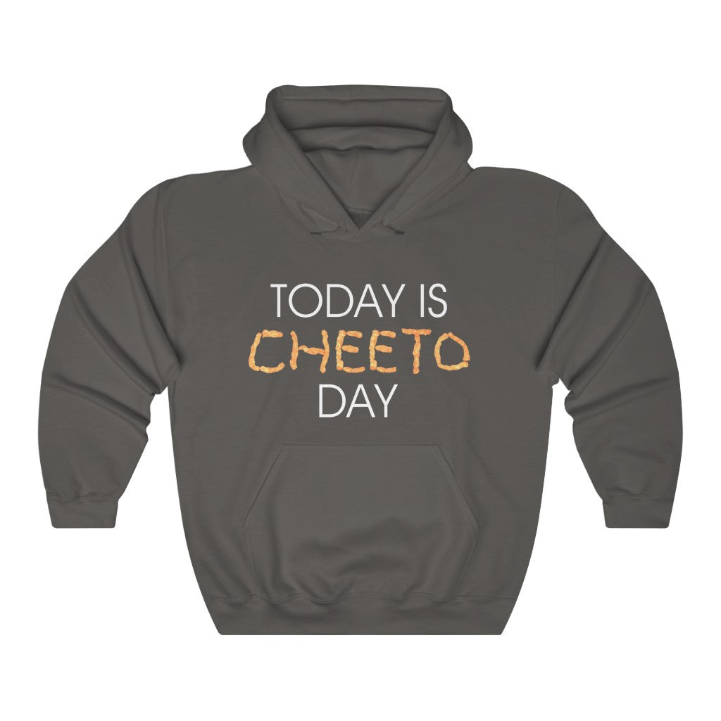 Cheeto Cheat Day Funny Workout T-shirts | Foodie Game Day Gifts | Unisex Hooded Sweatshirt
