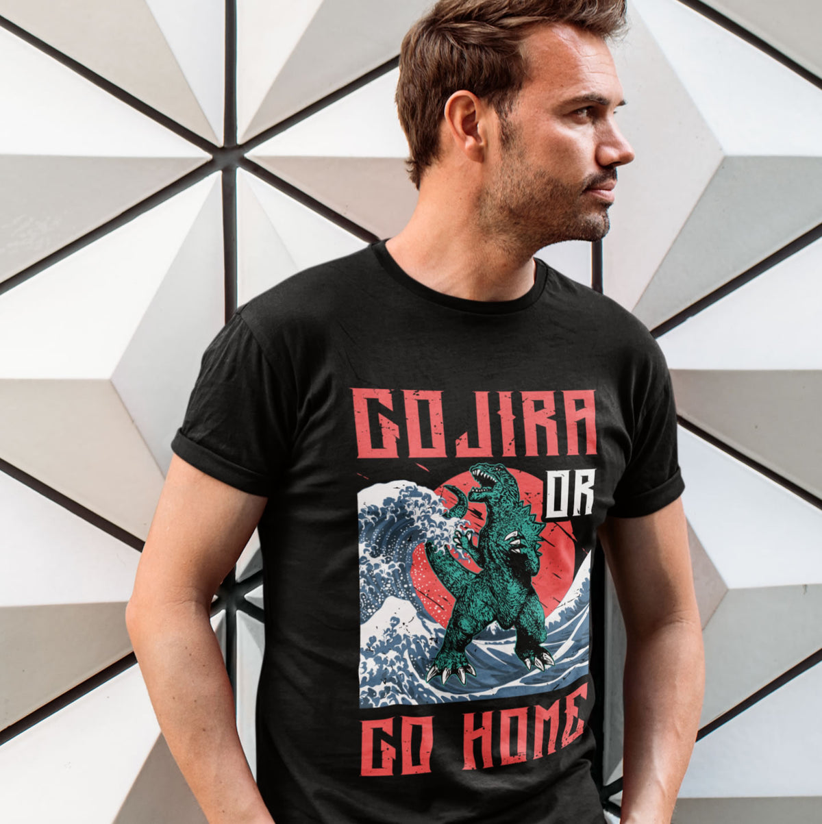 Gojira Godzilla Monster Movie Lover Shirt | Japanese Art Pop Culture Gift | Unisex Jersey T-shirt